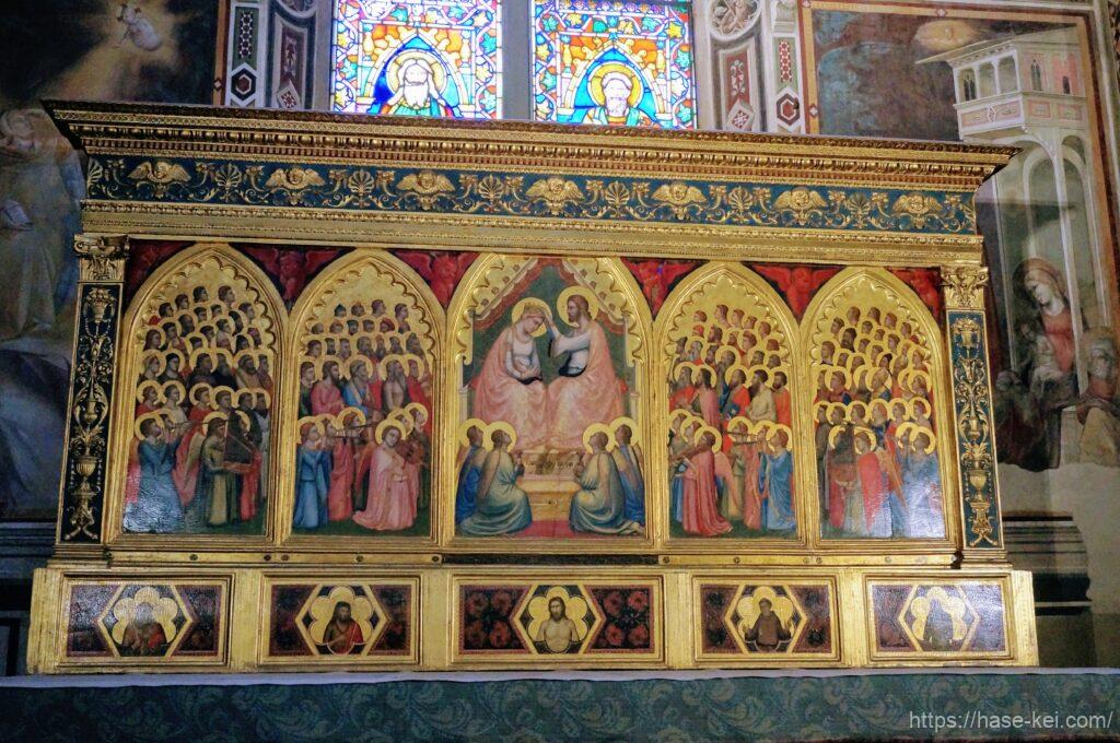 サンタクローチェ教会　壁画